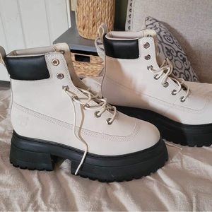 Platform waterproof Timberland boots
